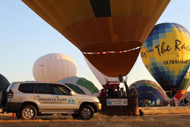 De Madri: Balão de ar quente sobre Segóvia com traslado