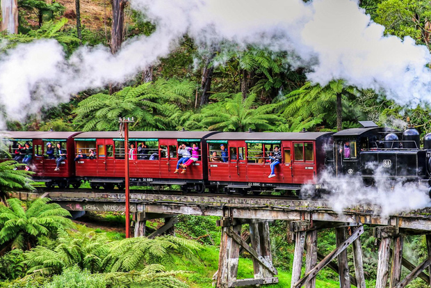 Melbourne Recorrido panorámico por Puffing Billy y el Santuario de Healesville