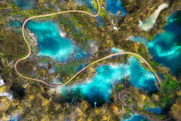 Da Zagabria: tour del Parco Nazionale dei Laghi di Plitvice con biglietti