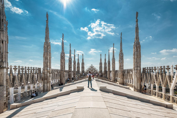 Mailand: Kleingruppentour zum Mailänder Dom und zur Terrasse
