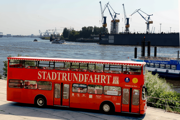 Descubrir Hamburgo: Tour en autobús con crucero por el puerto y el lago Alster