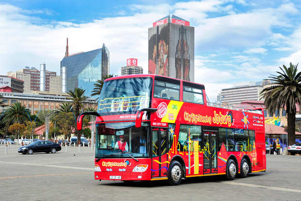 Johannesburg: Hop-On Hop-Off Bus with Optional Soweto Tour