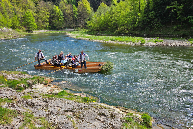 Из Кракова: рафтинг по реке Дунаец и экскурсия по городу Закопане