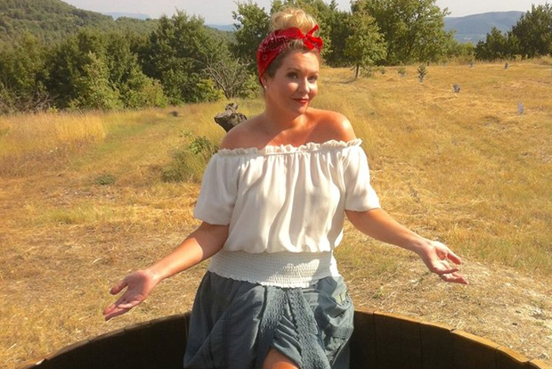 Grape Stomping in Provence