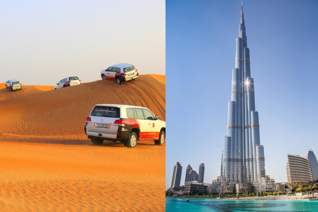 Safari nel deserto di Dubai con Burj Khalifa (solo biglietto)
