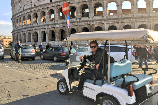 Visite privée exclusive de Rome en voiturette de golf