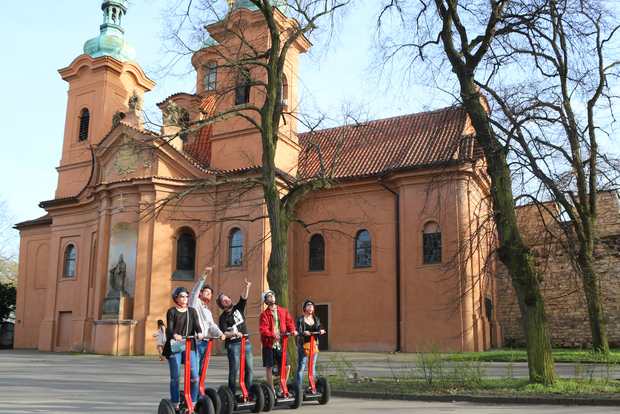 Prague Segway Tour with Oldest Monasteries and Free Taxi