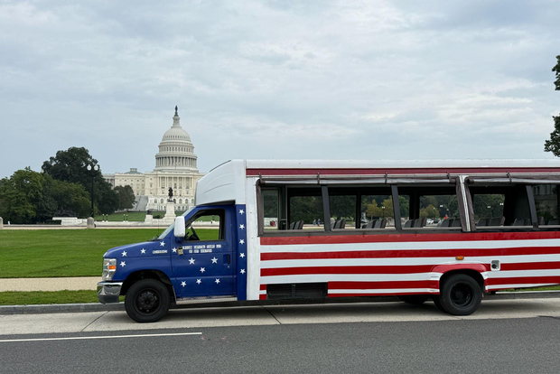 Washington, D.C.: Geführte Tour zu den Denkmälern im amerikanischen Minibus