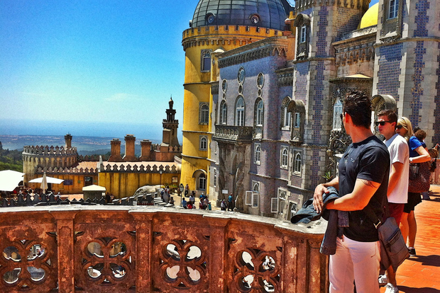 Lisbona: visita di mezza giornata a Sintra e Palácio Nacional da Pena con servizio di prelievo in hotel
