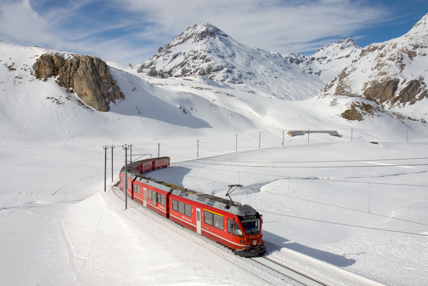 From Milan: Bernina Train and St. Moritz Day Trip