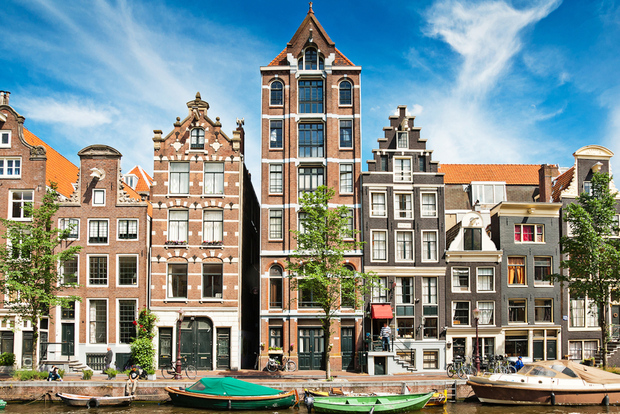 Jordaan, Anne Frank et Leidseplein en anglais