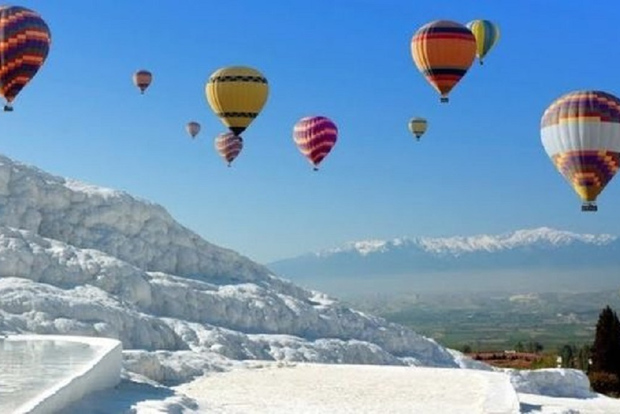 Pamukkale: Tour in mongolfiera