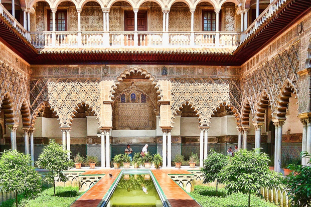 Sevilla: Alcázar-tur med inkluderade biljetter