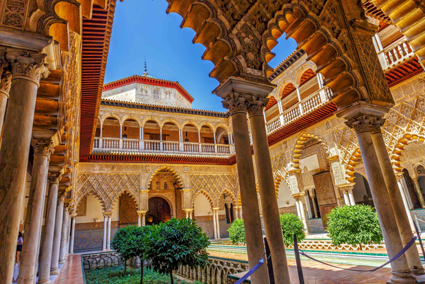 Siviglia: Tour guidato del Palazzo dell'Alcázar con ingresso prioritario