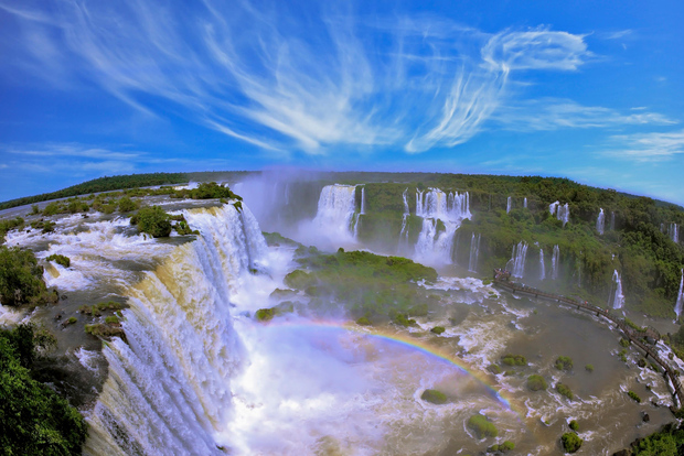 Tour delle cascate dell'Iguazú, lato argentino, e giro in trenino ecologico