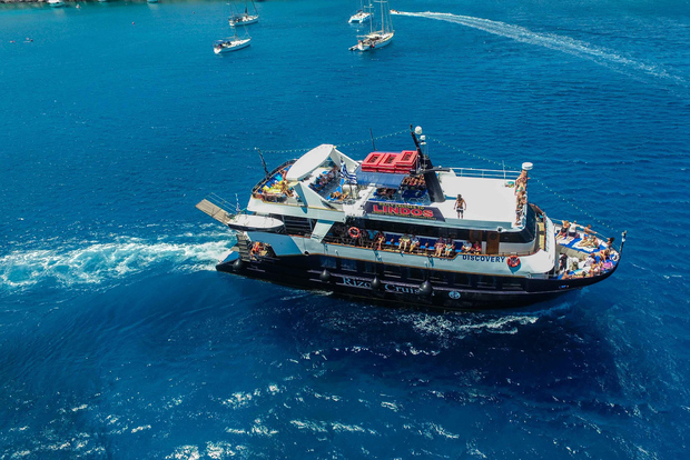 Dalla città di Rodi: Escursione di un giorno in barca a Lindos