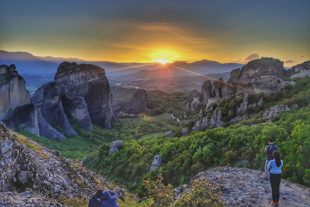 Meteora kvällstur med hisnande solnedgångsutsikt