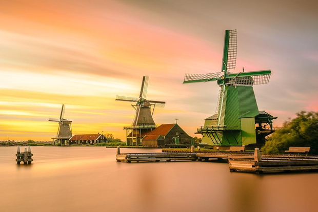 Amsterdam: Zaanse Schans, mulini a vento e Giethoorn - Tour privato