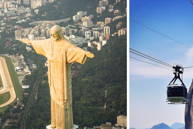 Rio de Janeiro : Christ rédempteur et Pain de Sucre