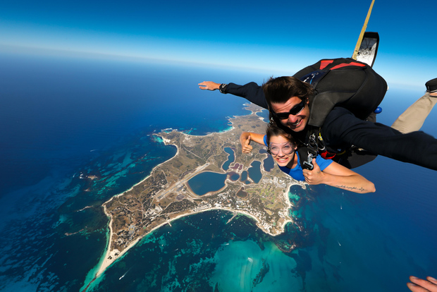 Hillary's Harbour: Rottnest Island Skydive and Ferry Package