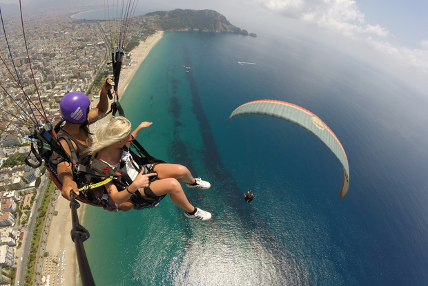 Alanya : Expérience de parapente en tandem