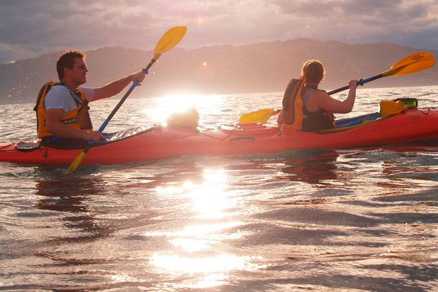 Kaikoura: Tour serale in kayak al tramonto
