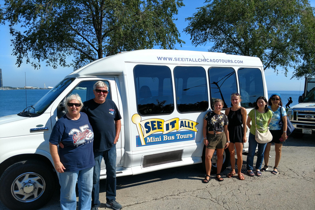 Chicago : Visite de la ville en minibus avec croisière architecturale en option