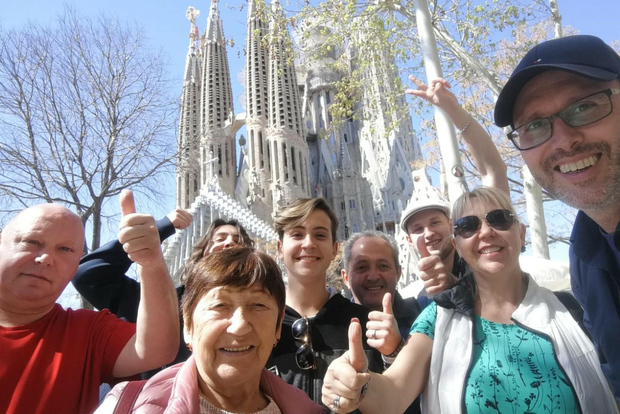 Barcelona & Sagrada Familia Halbtagestour mit Abholung vom Hotel