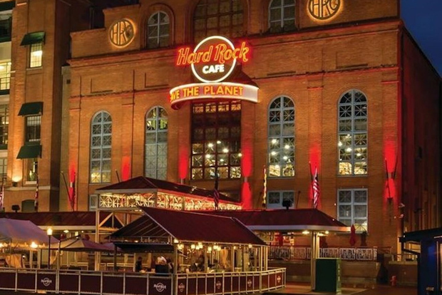 Pasto all'Hard Rock Cafe di Baltimora