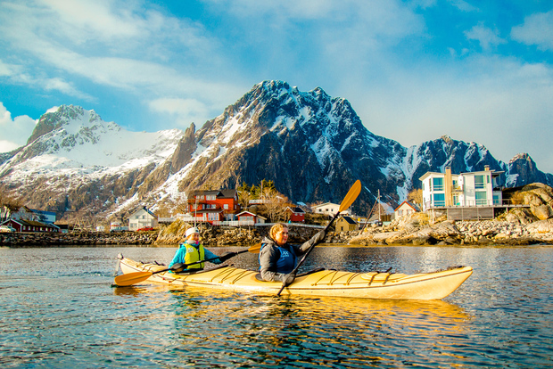 Svolvaer : 2 heures d'aventure hivernale en kayak
