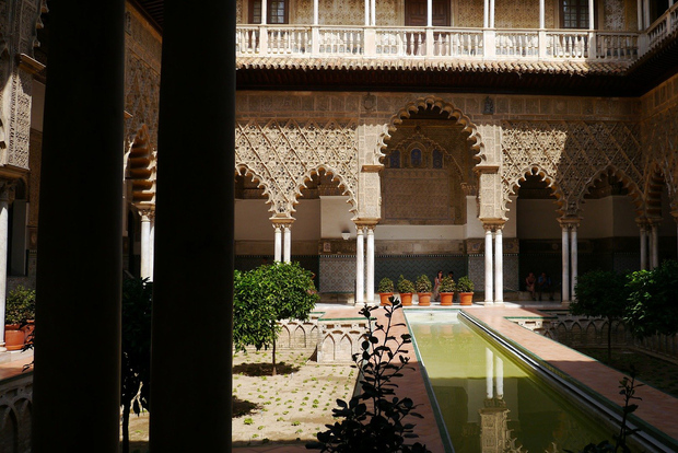 Kungliga Alcázar i Sevilla Hoppa över kön guidad tur
