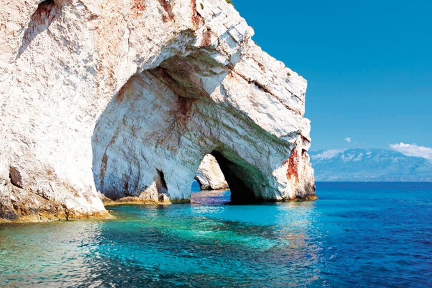 Från Kefalonia: Båtkryssning i Blå grottan och fotostopp vid skeppsvrak