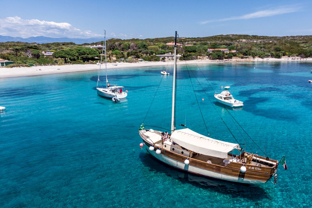 From Palau or La Maddalena: Archipelago Sailing Ship Tour
