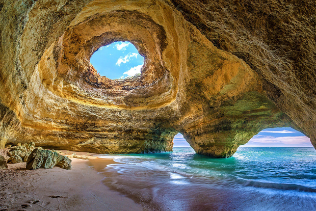 Från Lagos: Naturskön kryssning till Benagil- och Carvoeiro-grottorna