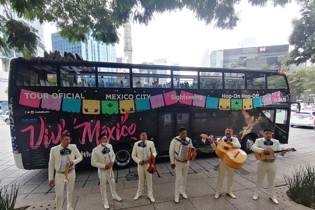Città del Messico: Tour serale dei Mariachi in autobus panoramico