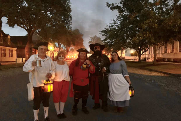 Williamsburg: Fantasmas Assombrados, Bruxas e Piratas Tour