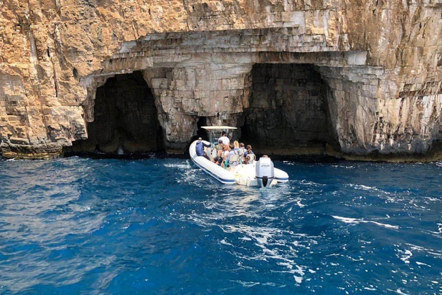 Från Split, Brač, Podstrana: Blå grottan och 6 öar