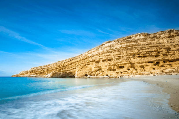 Heraklion: Escursione alla spiaggia di Matala, alle grotte Hippie e a Gortyn
