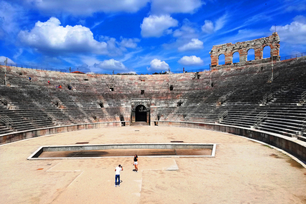 Verona: the Arena at the Gladiators' time