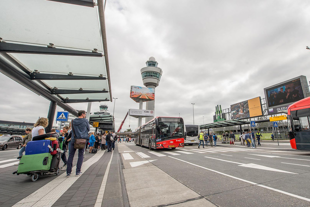 Trasferimento diretto in autobus da Schiphol al centro di Haarlem (andata e ritorno)