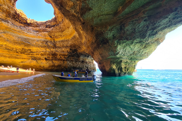 Från Benagil: Kustbåttur med Benagilgrottan