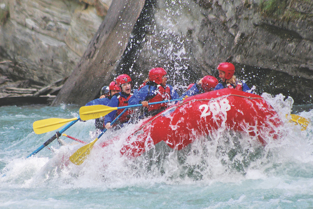 5-stündiges Fraser River Rafting im Jasper National Park