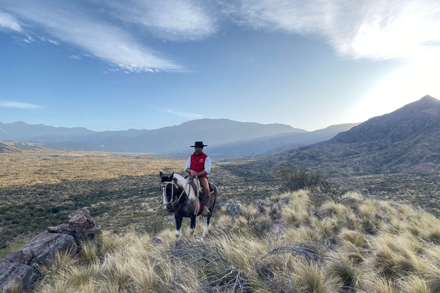 Mendoza : balade à cheval dans les Andes avec barbecue authentique