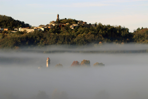 Volpedo: Excursión en bicicleta eléctrica de un día por el vino, la gastronomía y el arte de la región del Piamonte