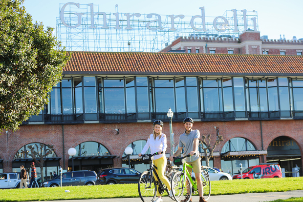 旧金山：城市亮点电动自行车导览游