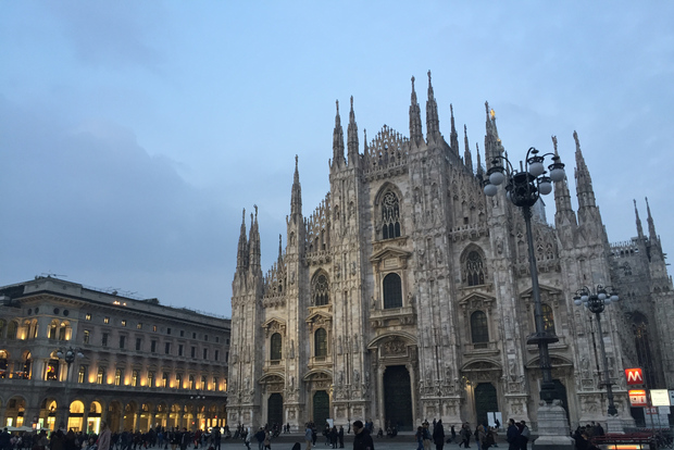 Милан: Собор и террасы с гидом