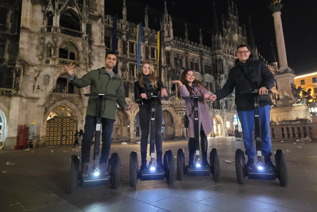 Munich: Guided City Highlights Night Tour by Segway