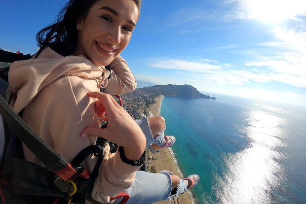 Alanya : parapente en tandem avec prise en charge à l'hôtel