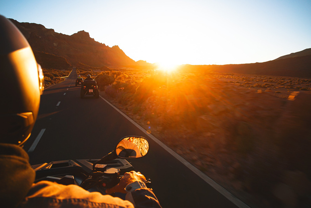Da Santiago del Teide: Sunset Quad Trip al Monte Teide