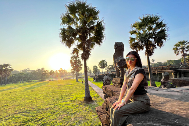 Siem Reap: tour di un giorno per piccoli gruppi di Angkor Wat e tramonto